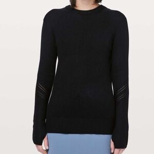 Lululemon Time To Restore Sweater Black